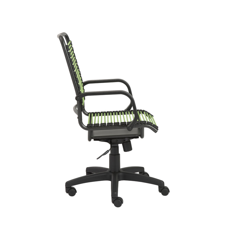 Bradley High Back Bungie Office Chair Graphite Frame and Black Base