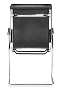 Lider Plus Conference Leather Chair - 2 chairs per order by ZUO
