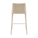 Kalle Counter Leather Stool Chair - 26" Height