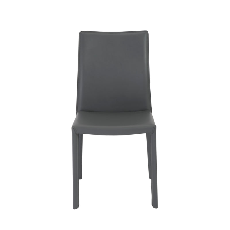 Hasina Leather Side Dining Chair Product Photo 30