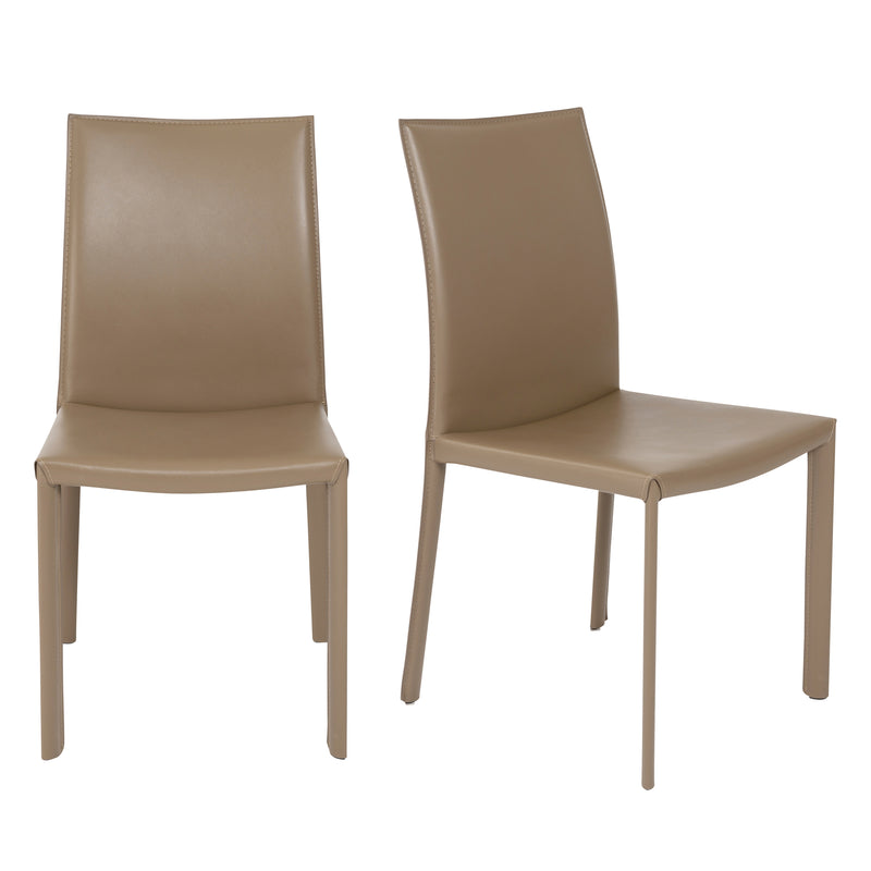 Hasina Leather Side Dining Chair Product Photo 16