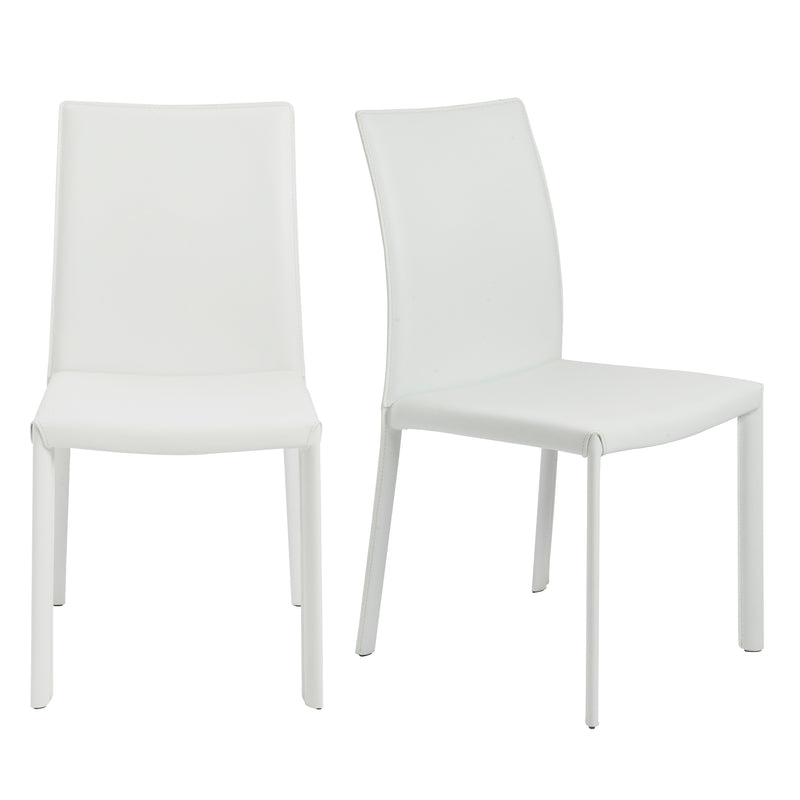 Hasina Leather Side Dining Chair Product Photo 10