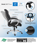 Boss Double Plush High Back Executive Leather Chair 4