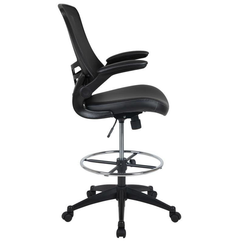 Kelista Mid-Back Ergonomic Drafting Chair - Product Photo 6