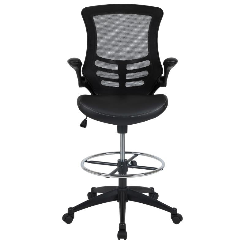 Kelista Mid-Back Ergonomic Drafting Chair - Product Photo 2