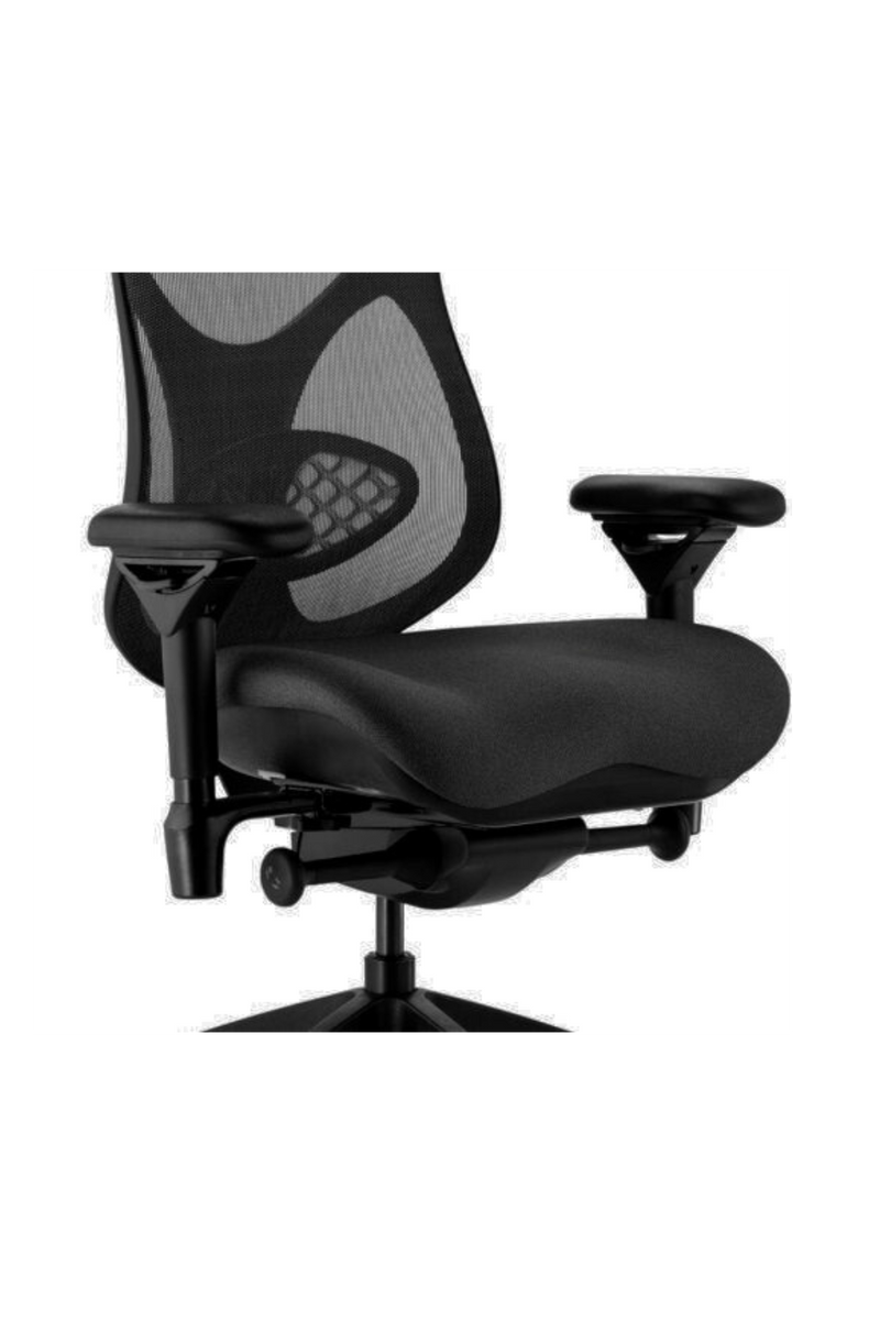 AIRCELLI 2700 SERIES BLACK MID-BACK MESH CHAIR - Big and Tall Available