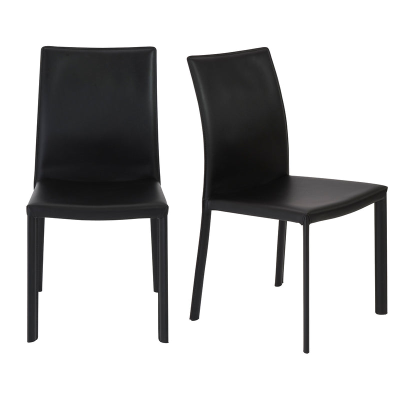 Hasina Leather Side Dining Chair Product Photo 4