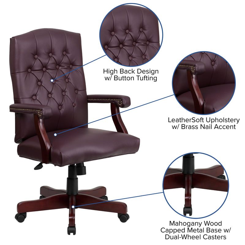 Flash Furniture Martha Washington Executive Chair - Product Photo 5