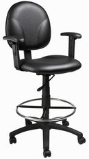 Boss Stand Up Fabric Drafting Stool - Product Photo 2