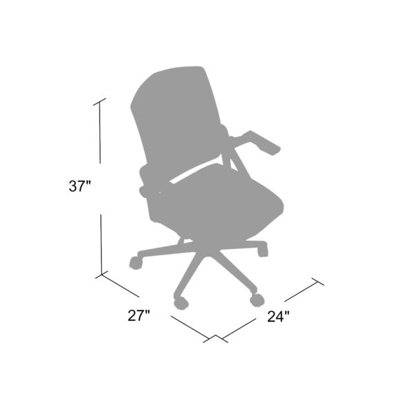 Boss Mesh Flip Arm Task Chair Product Photo 5