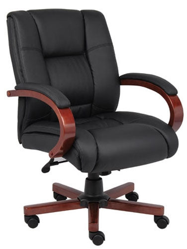 Boss Office B7106 Executive Pillow Top Mid Back Chair