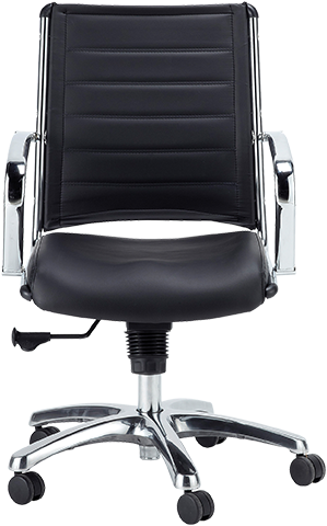Eurotech Europa Leather Mid Back Chair - Product Photo 2
