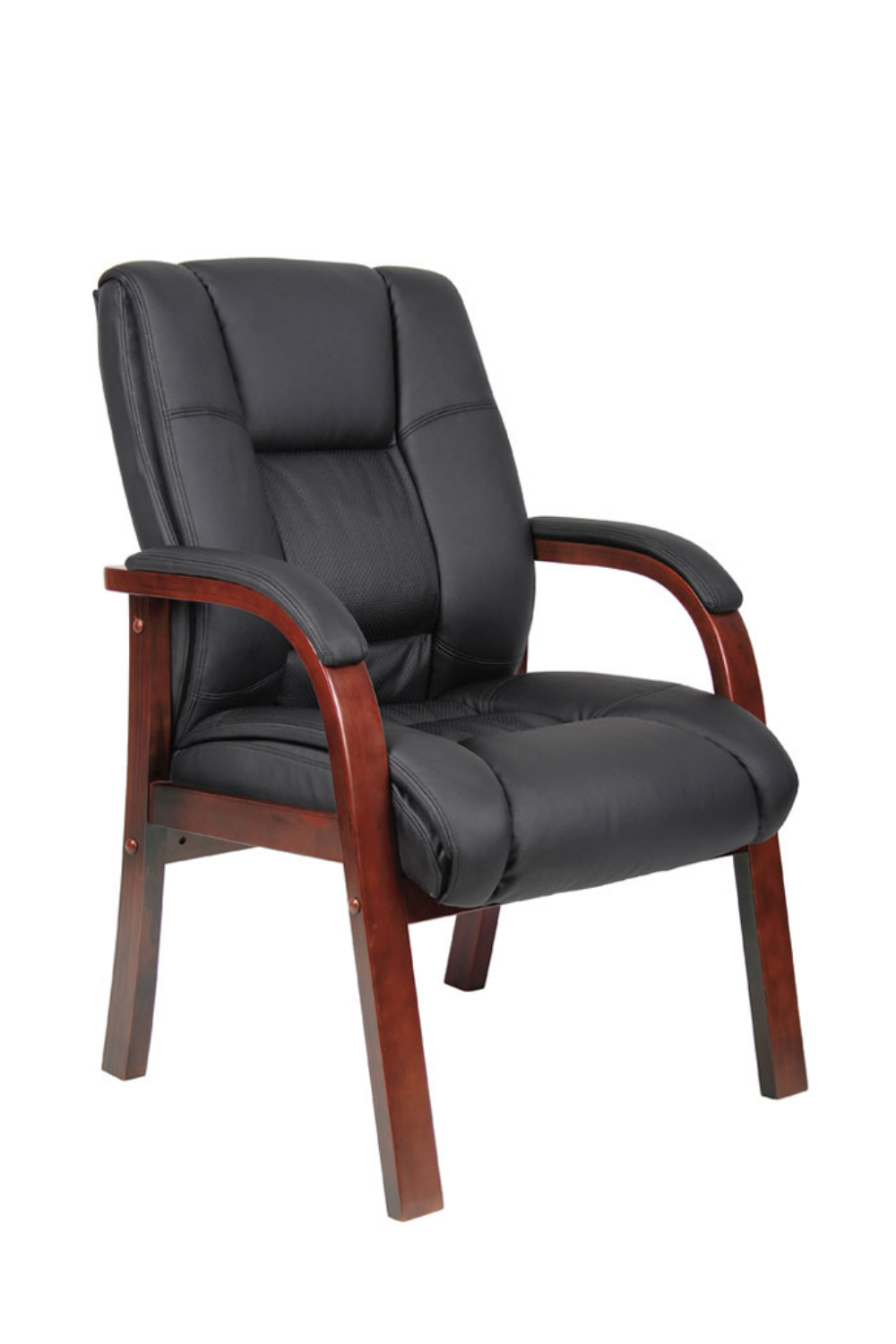Boss Wood Guest Office Chair B8999 @ Office Chairs Outlet