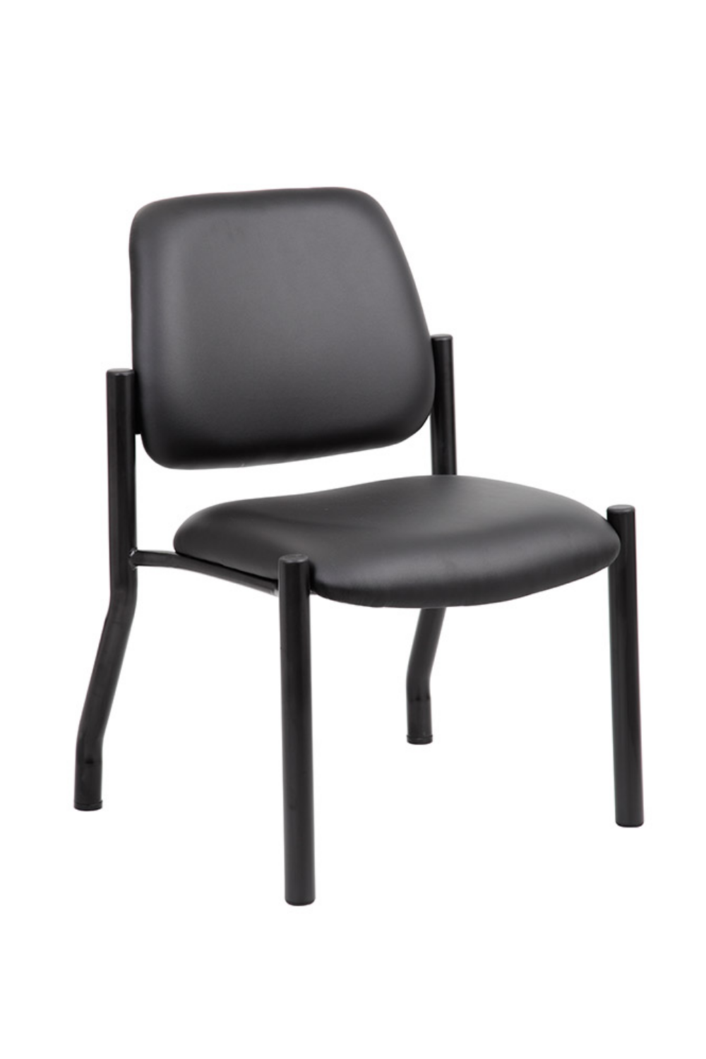 Boss Mid Back Armless Guest Chair 300 lb capacity