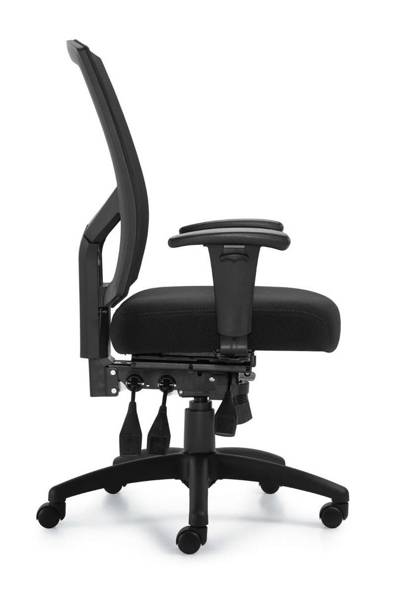 Mesh Back Multi-Function Chair with Arms by Offices To Go - Product Photo 3