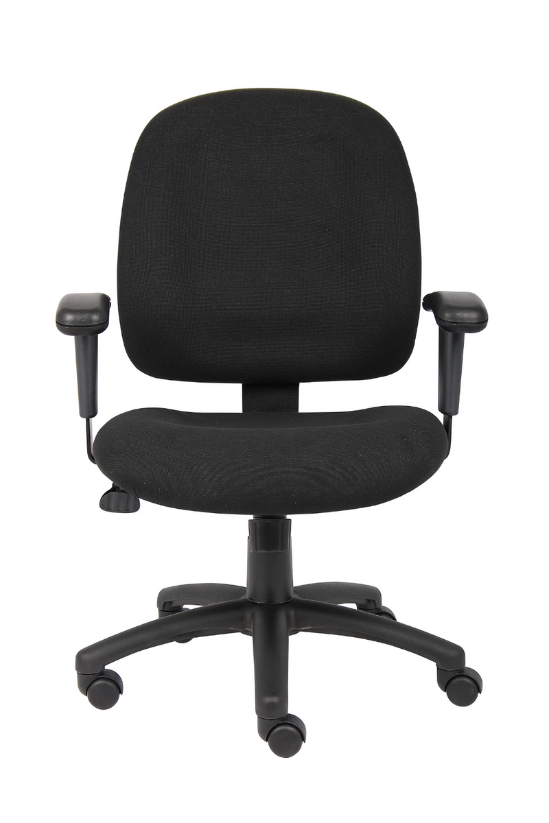 Boss Black Fabric Task Chair - Product Photo 2