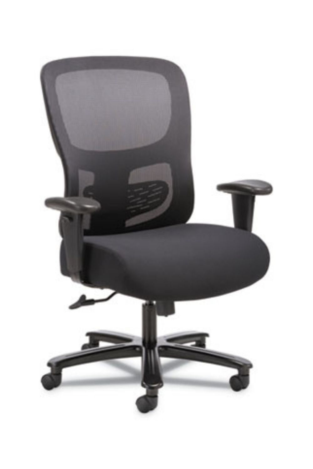 HON Big and Tall Fabric Chair with Height-Adjustable Arms and Adjustab