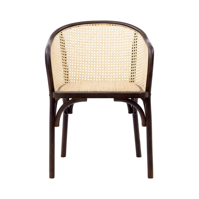 Elsy Armchair with Natural Rattan Seat - Product Photo 14