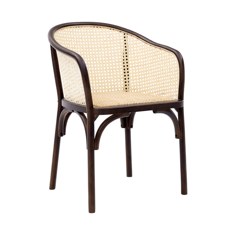 Elsy Armchair with Natural Rattan Seat - Product Photo 13