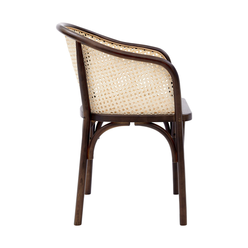 Elsy Armchair with Natural Rattan Seat - Product Photo 12