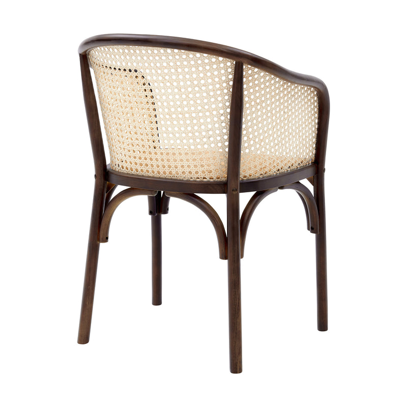 Elsy Armchair with Natural Rattan Seat - Product Photo 11