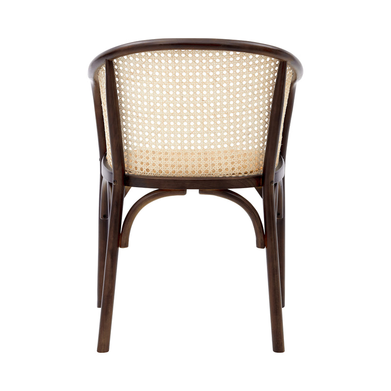 Elsy Armchair with Natural Rattan Seat - Product Photo 10
