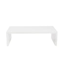 Abby 47" Coffee Table in High Gloss Top