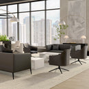 Abby 47" Coffee Table in High Gloss Top