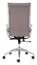 Glider High Back Office Chair Taupe by ZUO Moderrn