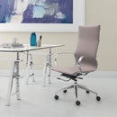 Glider High Back Office Chair Taupe by ZUO Moderrn