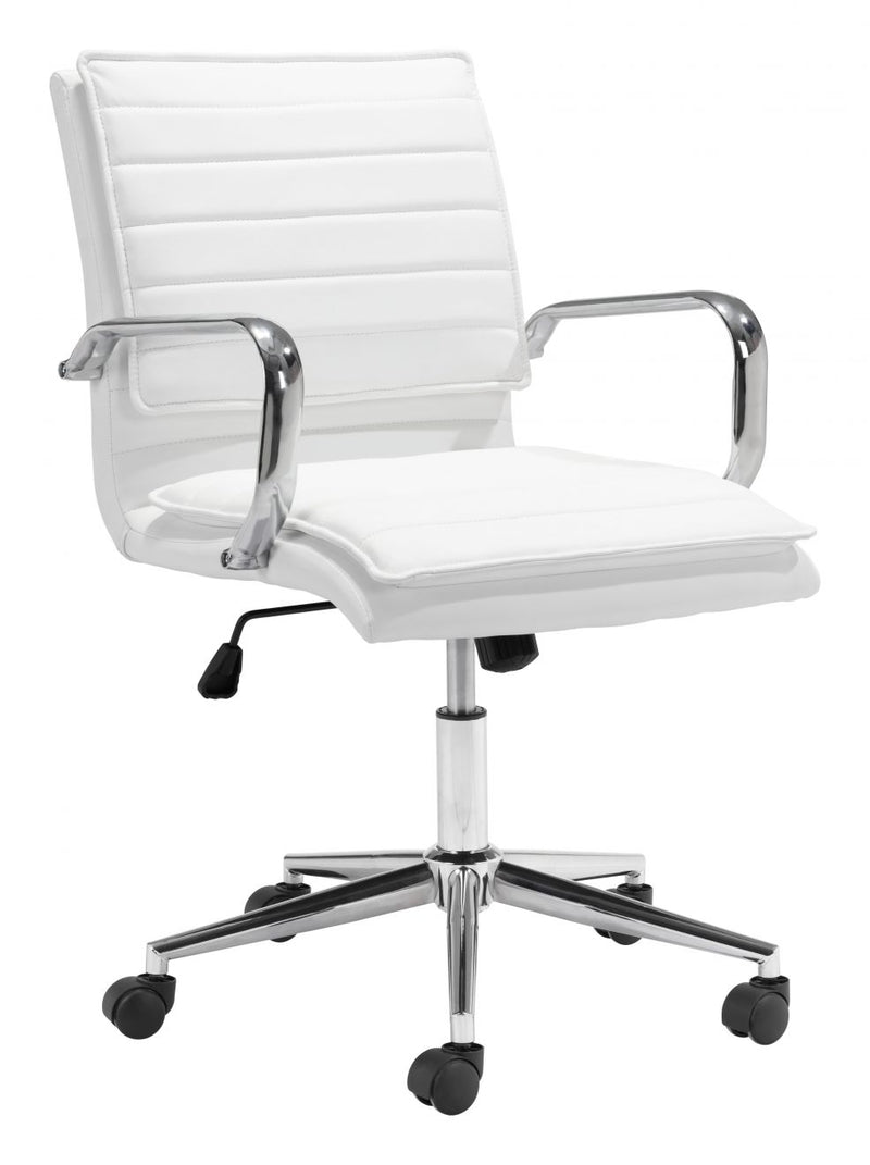 Partner Office Chair White by ZUO Modern