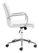 Partner Office Chair White by ZUO Modern