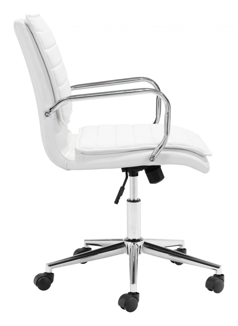 Partner Office Chair White by ZUO Modern