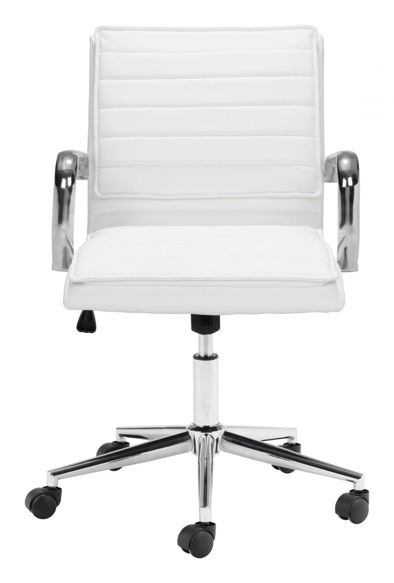 Partner Office Chair White by ZUO Modern