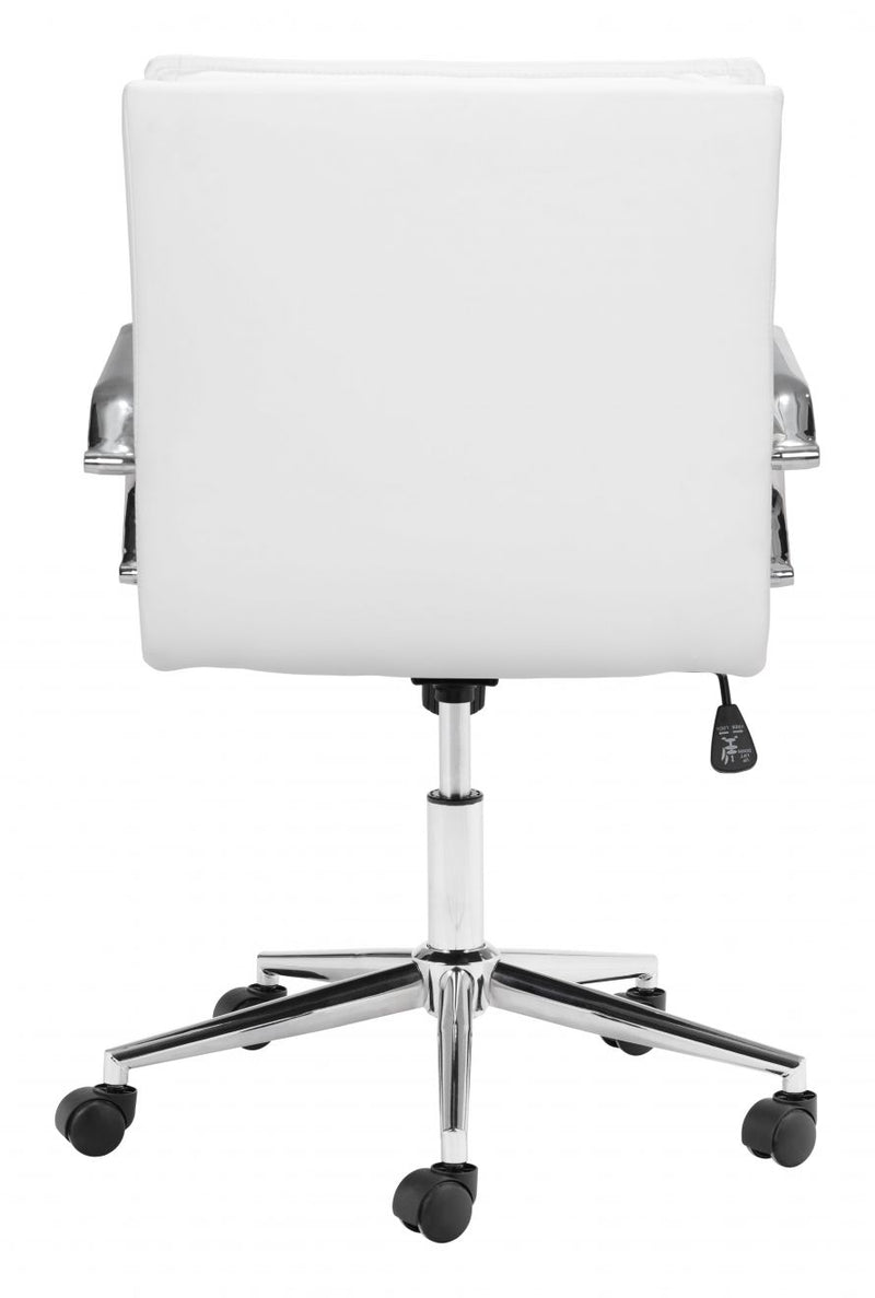 Partner Office Chair White by ZUO Modern