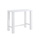 Abby 47" High Gloss Bar Table by Euro Style