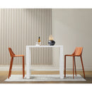 Abby 47" High Gloss Bar Table by Euro Style