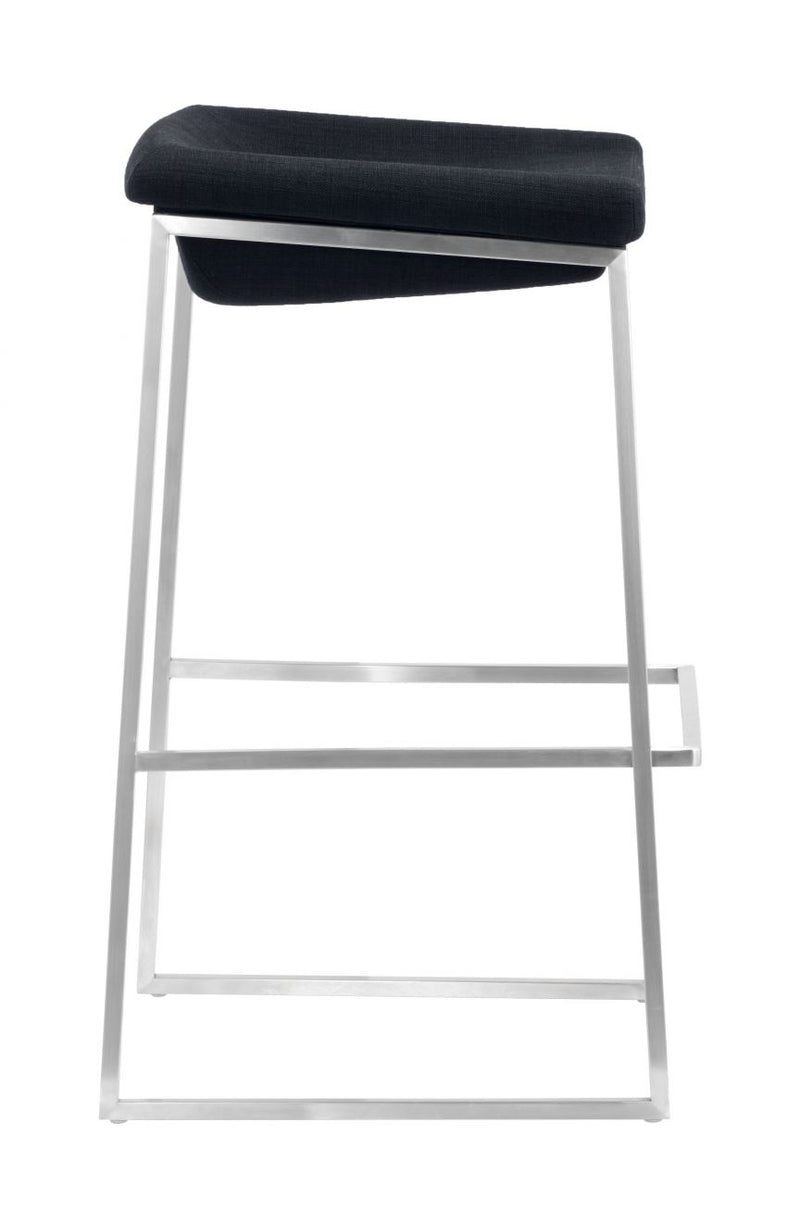 Zuo Modern Lids Barstool Dark Gray - 300033 - 2 chairs per order