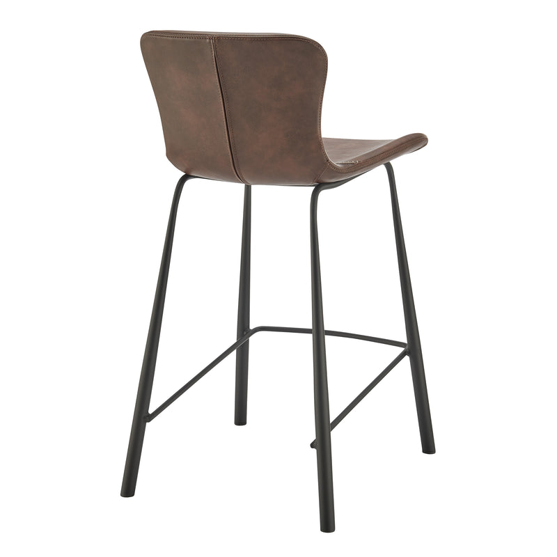 Melody Leather Counter Stool - 2 chairs per order