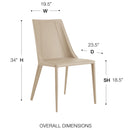 Kalle Side Leather Dining Chair