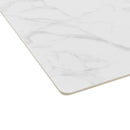 Maurice 79" Ceramic Rectangle Table 30962WHT-KIT by Euro Style