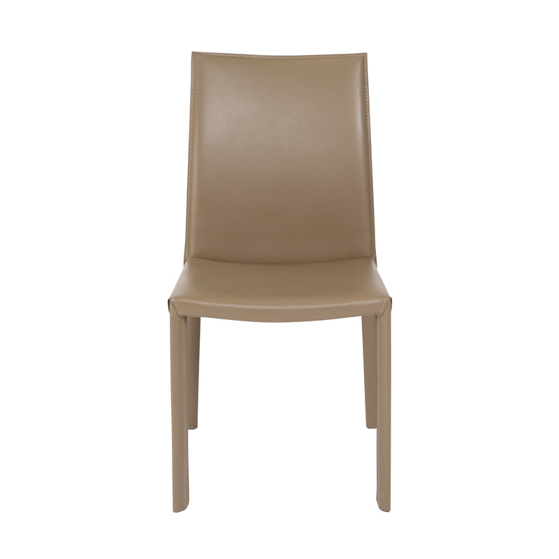 Hasina Leather Side Dining Chair - 2 chairs per order