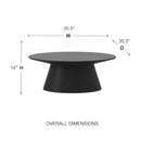 Wesley 36" Coffee Table by Euro Style 39013