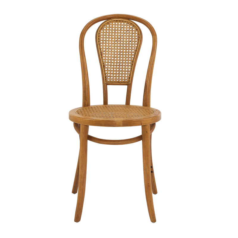 Liva Side Chair with Natural Seat and Back