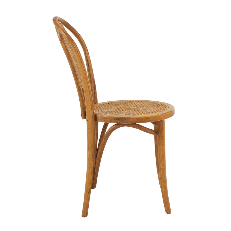 Liva Side Chair with Natural Seat and Back