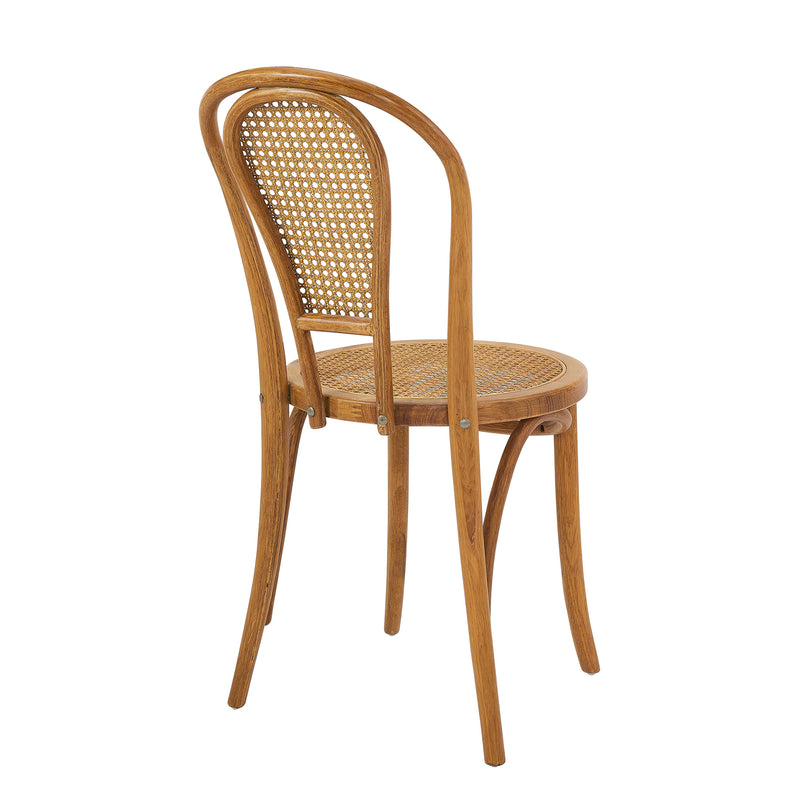 Liva Side Chair with Natural Seat and Back