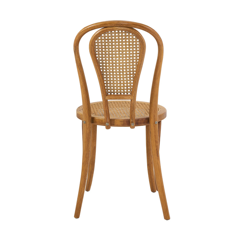 Liva Side Chair with Natural Seat and Back