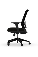 9 To 5 @nce Black Task Ergonomic Mid Back Chair (206)