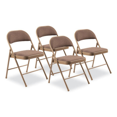 NPS 970 Series Fabric Padded Steel Folding Chair, Supports 250 lb. 4 C