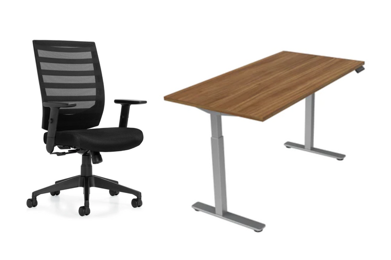 OTG COMBO DEAL! Adjustable Desk and Chair Combo